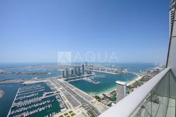 Full Palm View | Unfurnished | Very High Floor