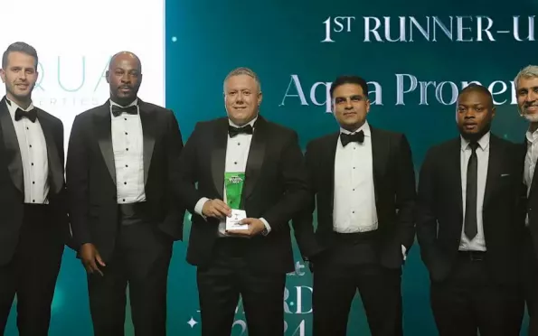 AQUA Properties Celebrates Recognition as 1st Runner-Up – Dubai Agency of the Year (Premium) at the Bayut Awards